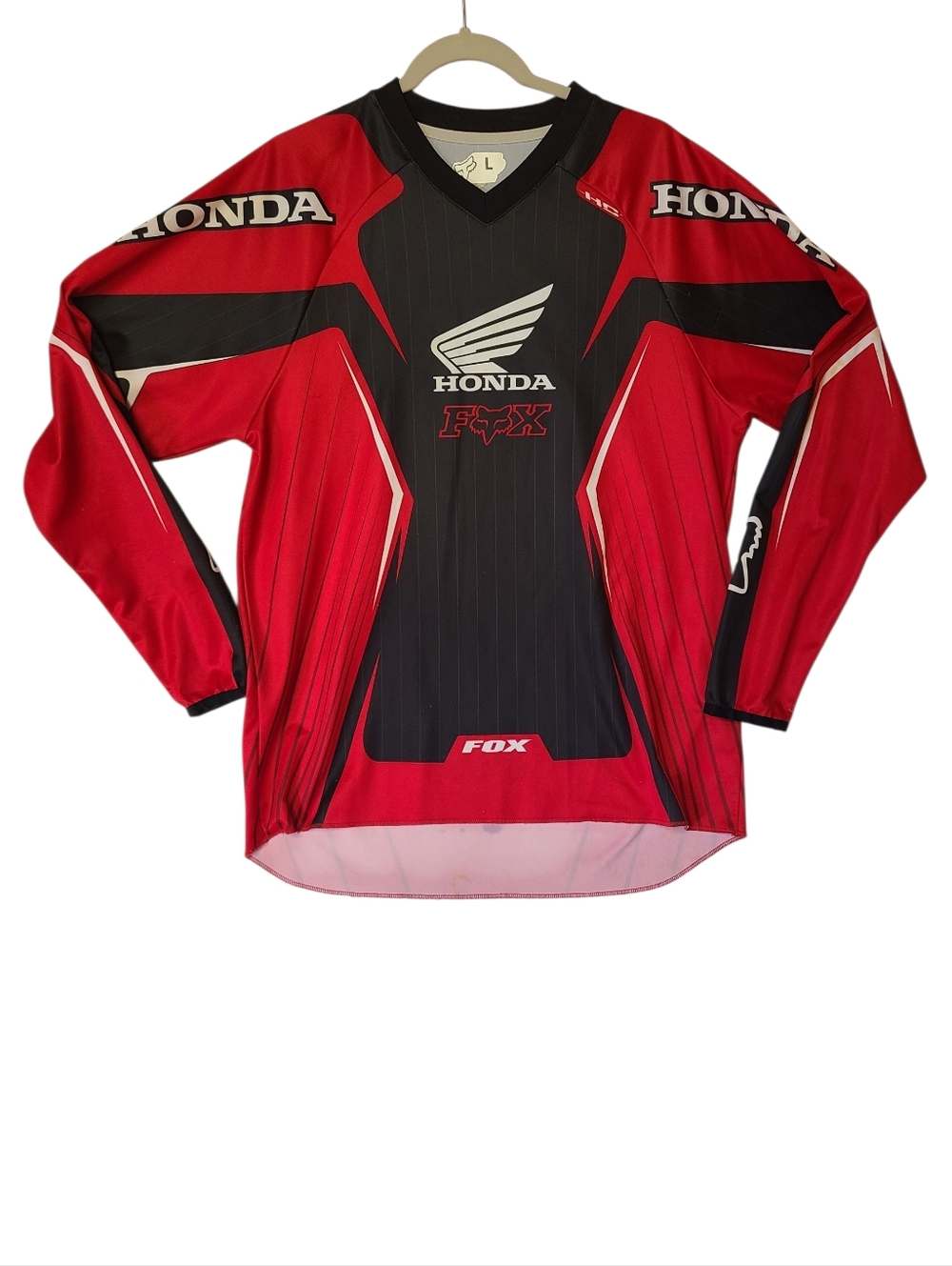 VTG Fox Racing x Honda Wing Racing Jersey 90s Y2K Motocross MX BMX Large